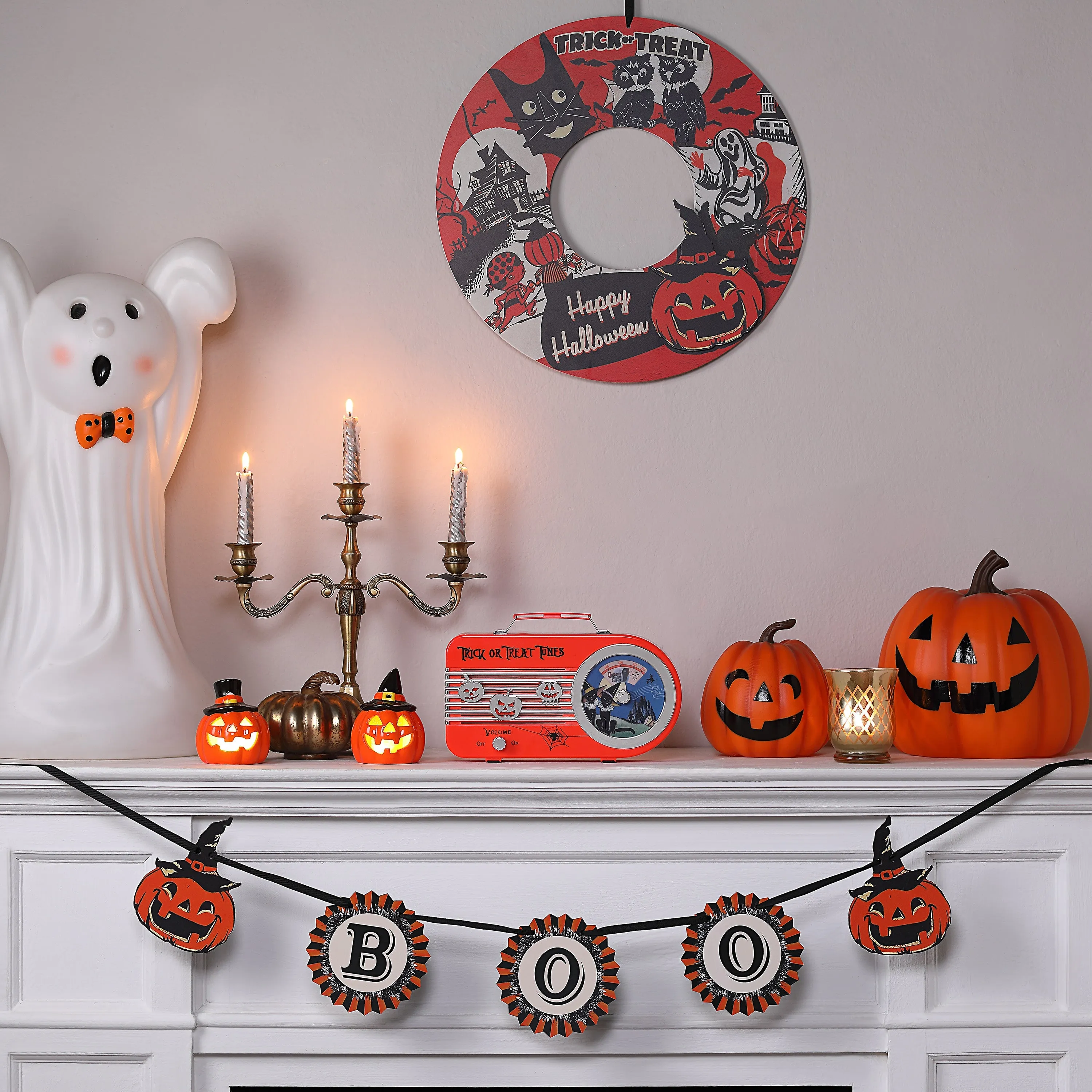 10 in. Trick or Treat Orange Radio