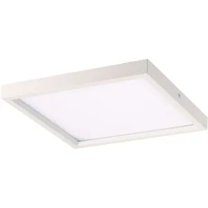 11 in. LED Flush Mount Disk Light White finish