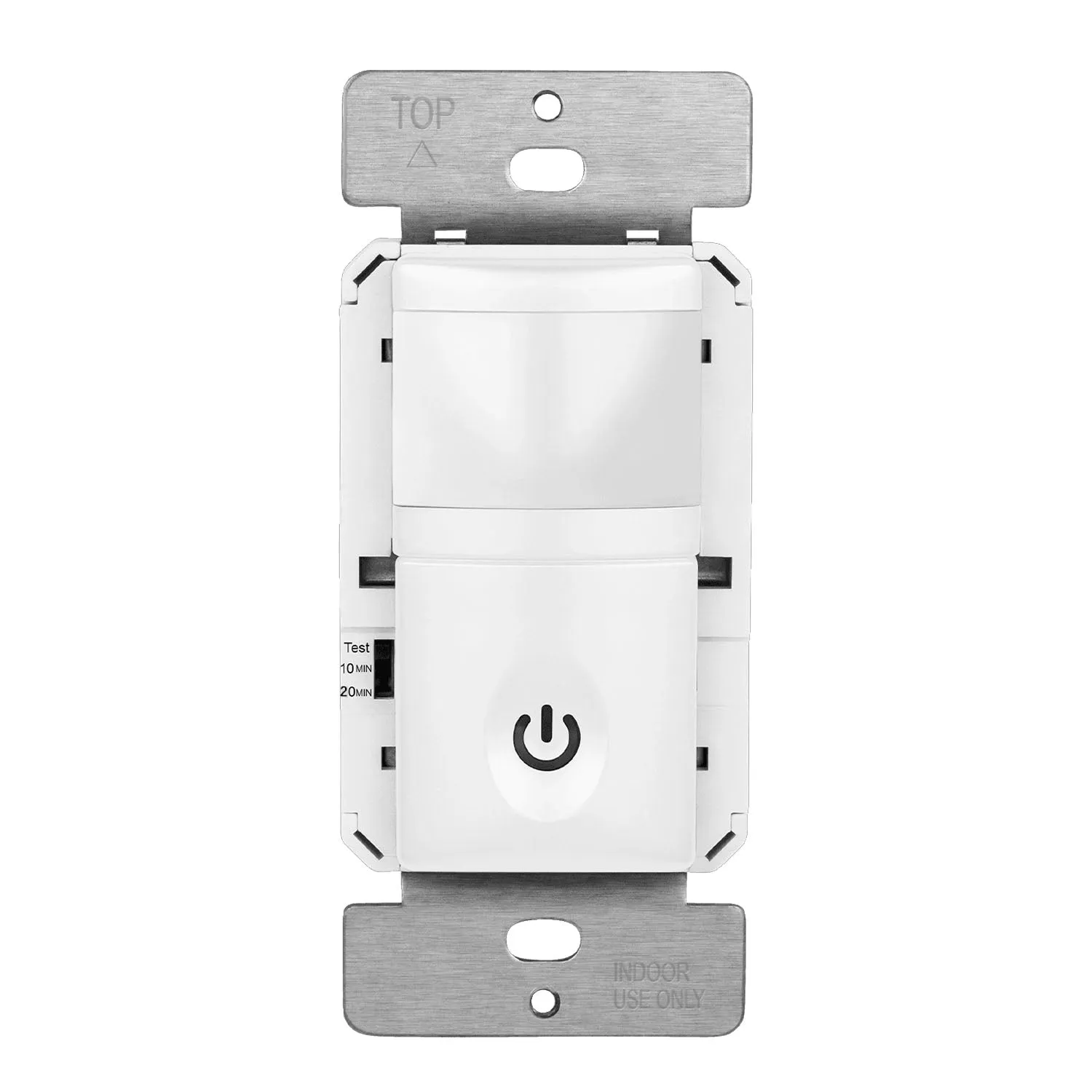 120V Vacancy Motion Sensor Light Switch Single Pole White