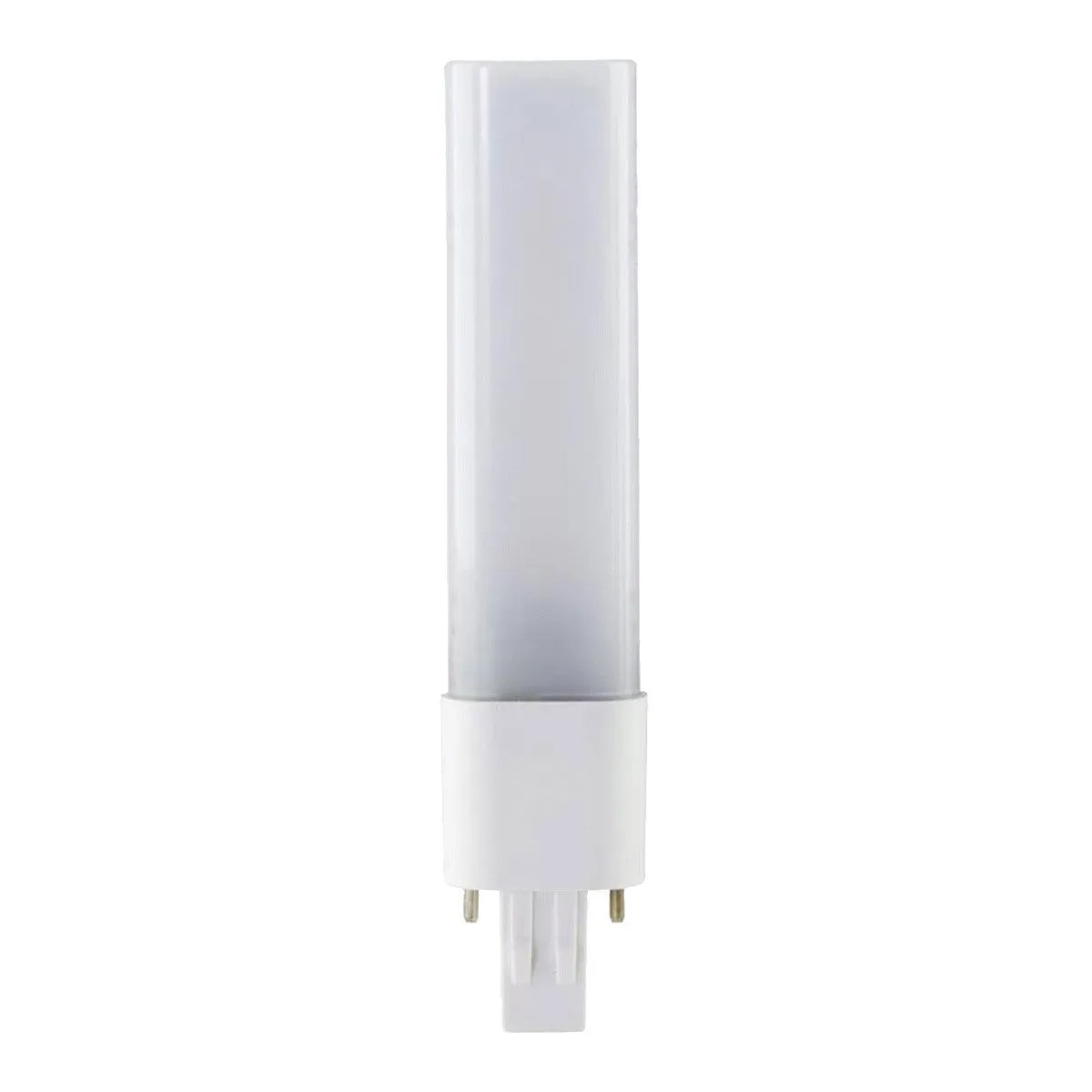 2 pin PL LED Bulb, 5W, 500lm, 4000K, Horizontal, 13W CFL Equal, GX23 Base, Direct Or Bypass