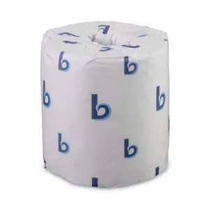 2-ply Toilet Tissue, Septic Safe, White, 156.25 Ft Roll Length, 500 Sheets/roll, 96 Rolls/carton