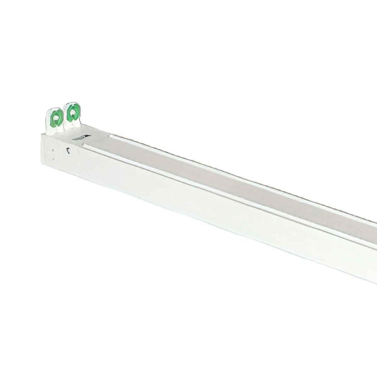 4ft T8 2-Lamp LED Ready Strip Light, Double End Wiring, Bulbs Not Included