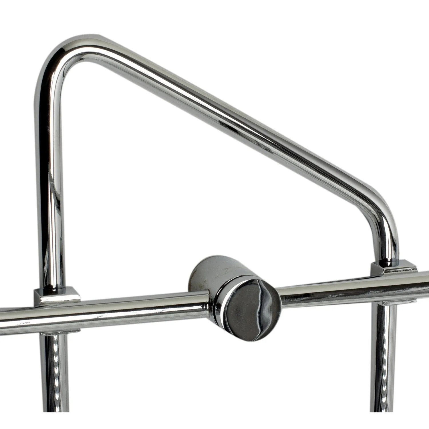 ALFI AB9532 Polished Chrome Corner Mounted Double Basket Shower Shelf Accessory