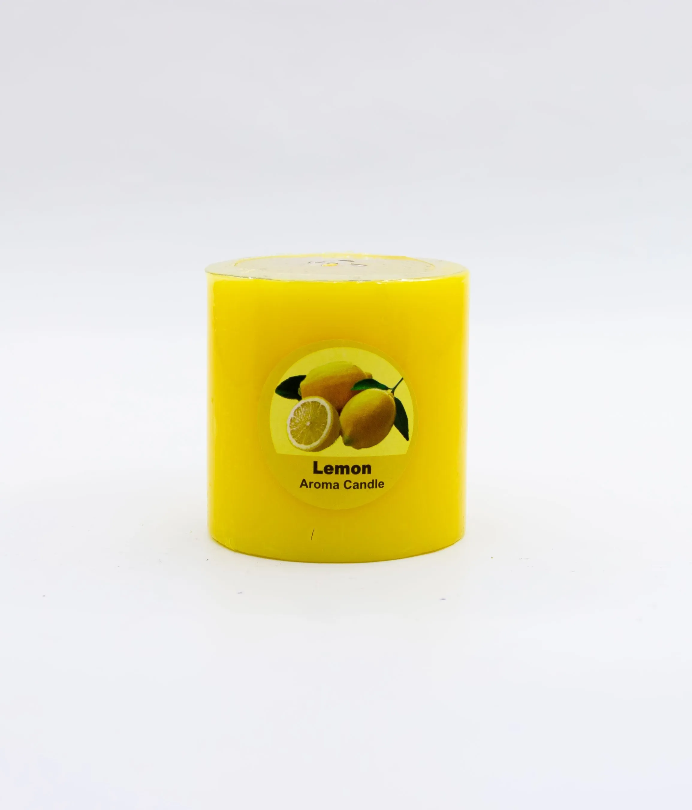 American-Elm Combo Pack of 2 Scented Rose & Lemon Aroma Candles (2.5x2.5 Inch)