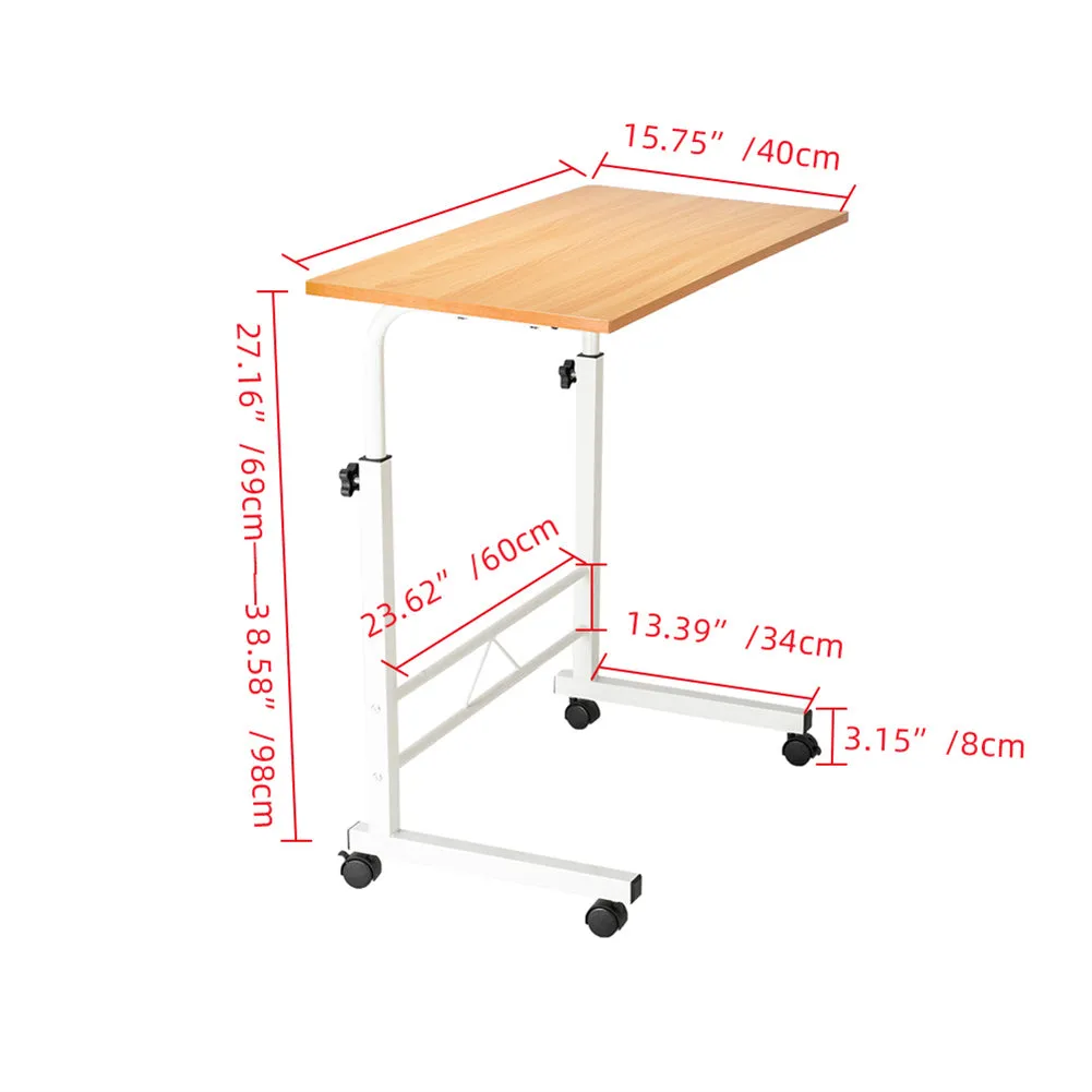 AMYOVE Multi-functional Side Table Computer Desk with Removable Board