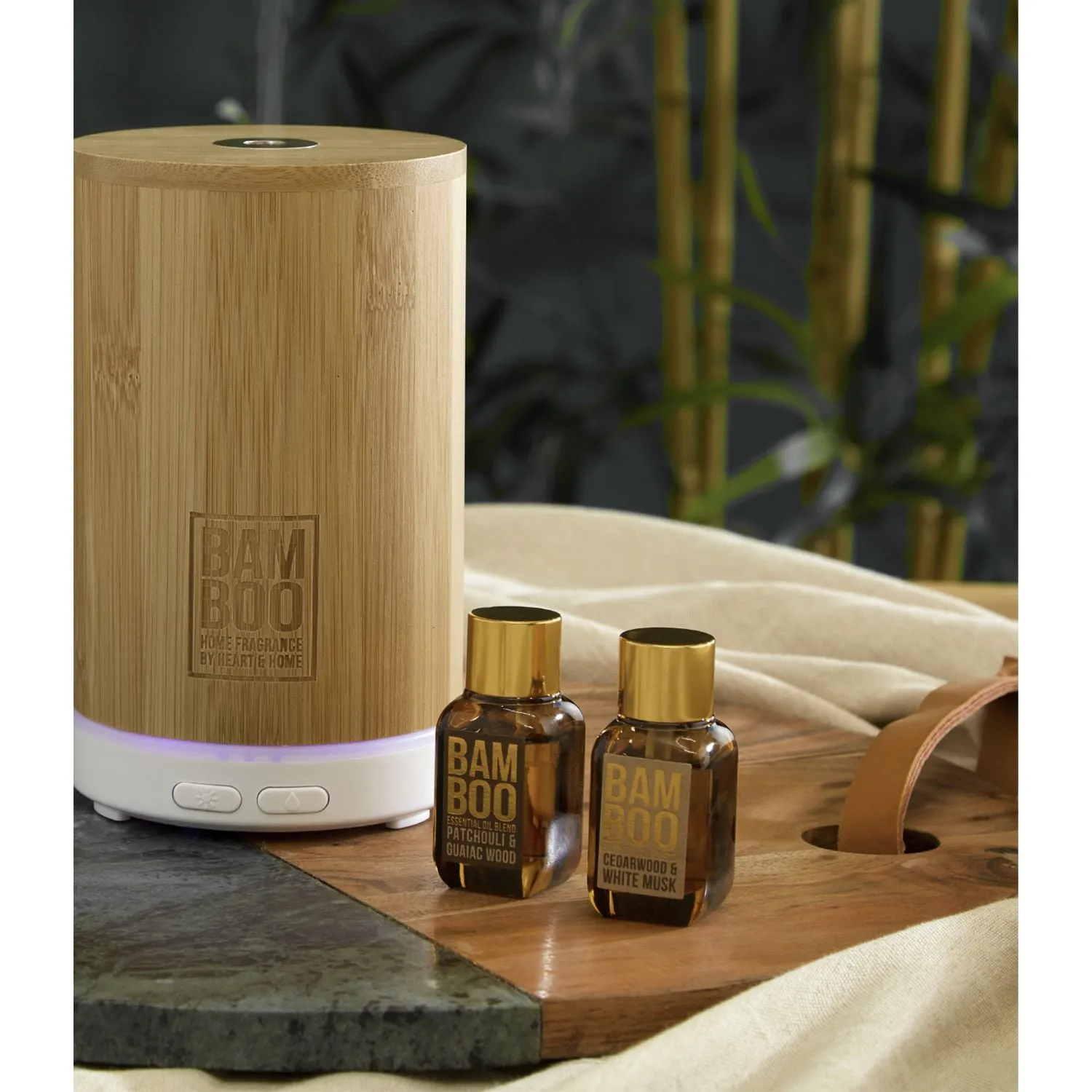 Bamboo 10ml Amber Wood & Vetiver Essential Oil