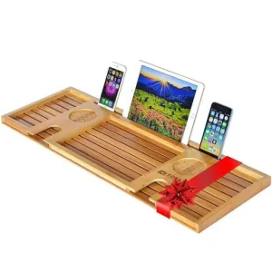 Bamboo Bathtub Tray - Bamboo Bath Caddy