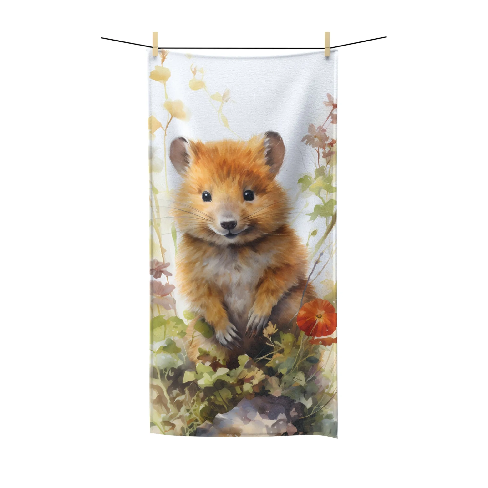 Beach Towel, Australian Animals, Quokka, Polycotton Towel