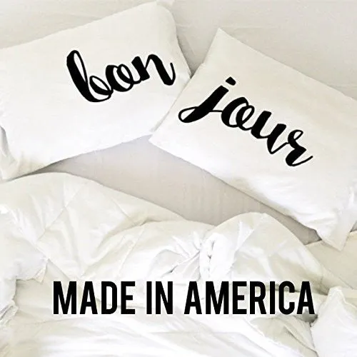 Bonjour Couples Pillowcase Set