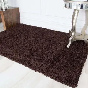 Brown Shaggy Rug