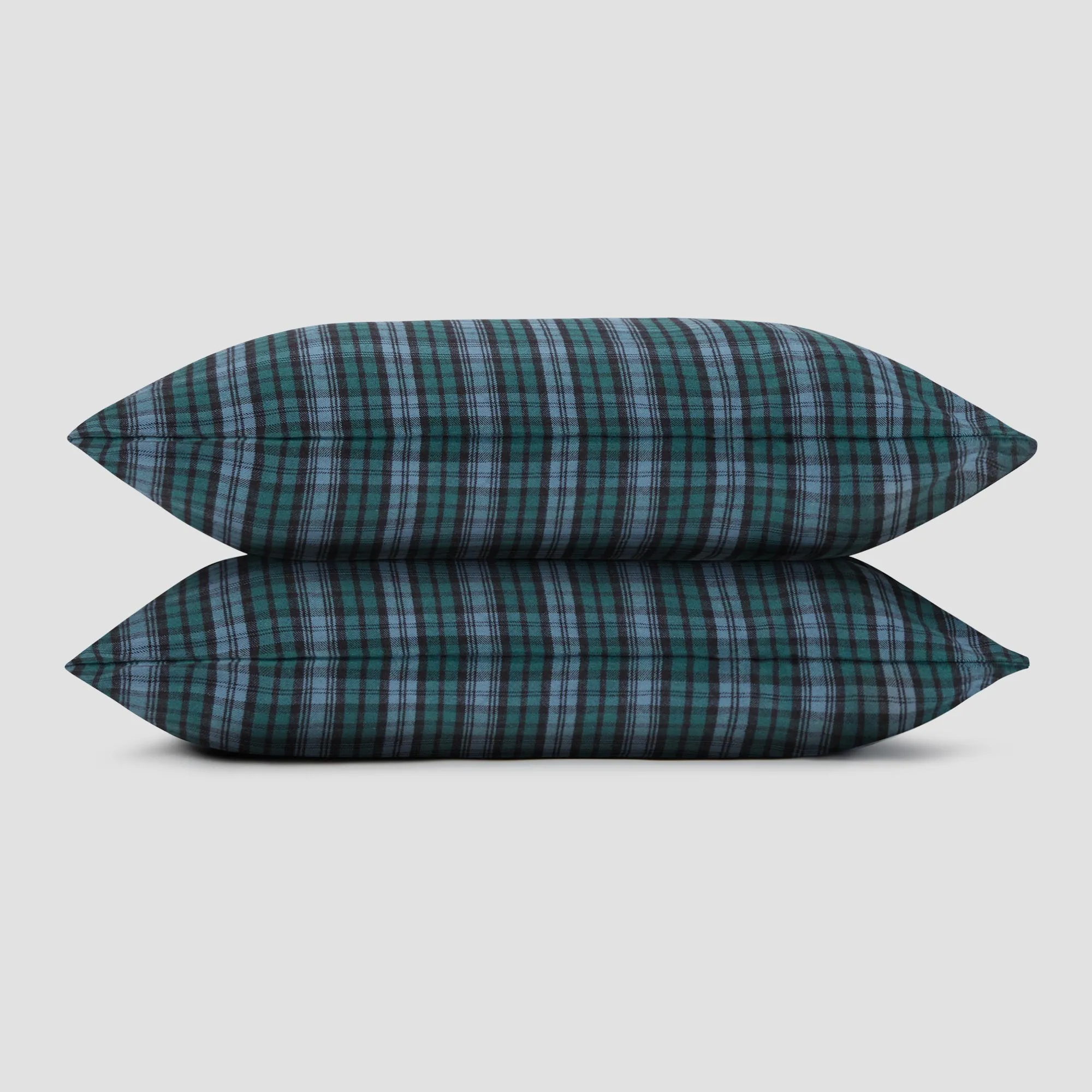 Canopy Heathcliff Check Brushed Cotton Pillowcase (Pair)