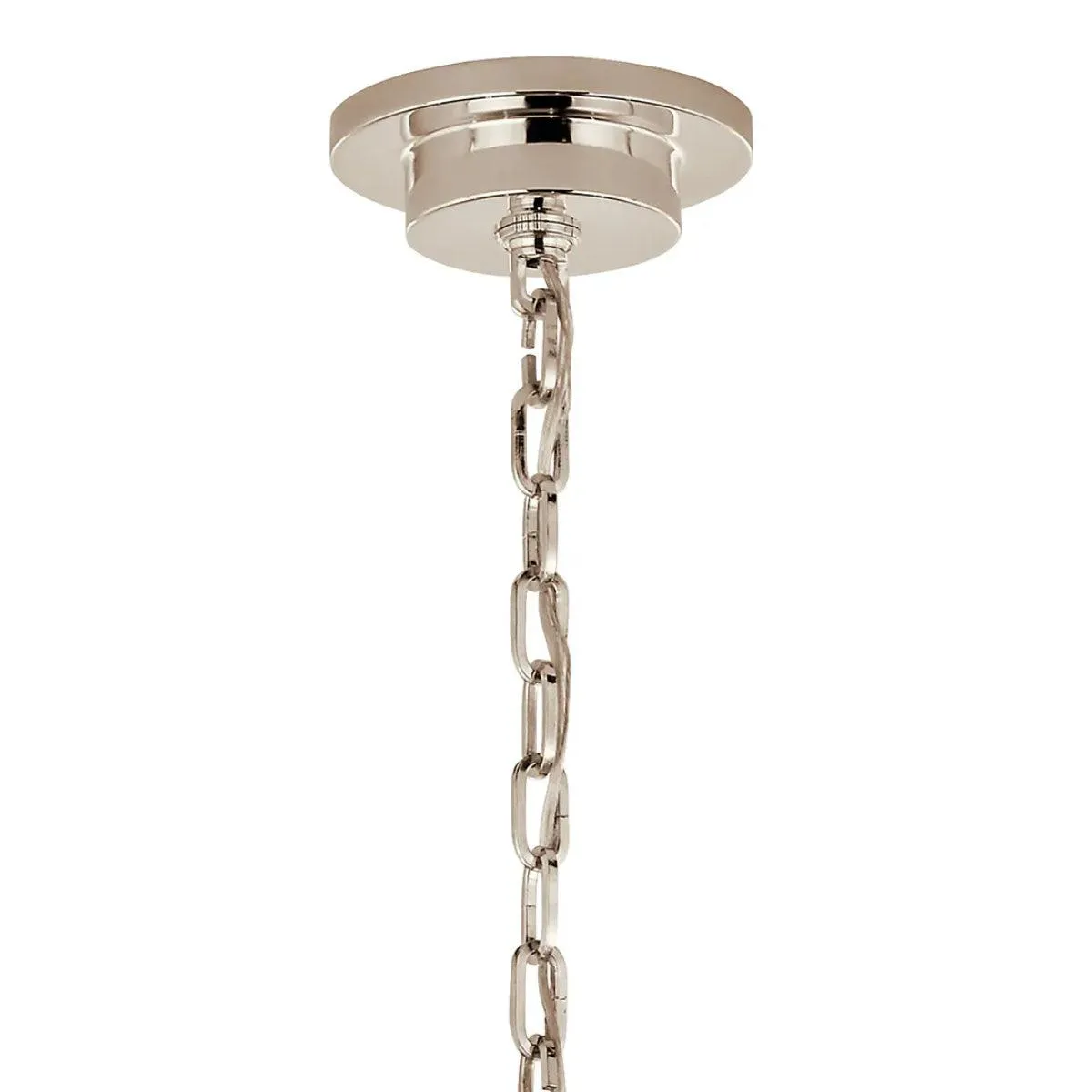 Carrick 32" 6-Light Chandelier 1-Tier, Polished nickel Finish