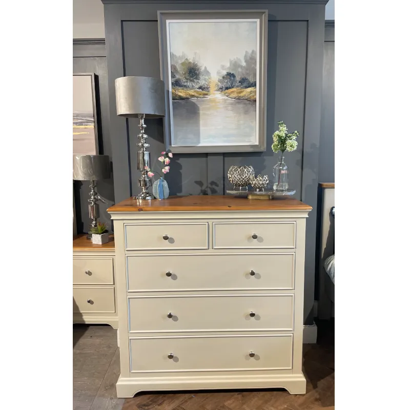 Claire Tall Chest 5 Drawer