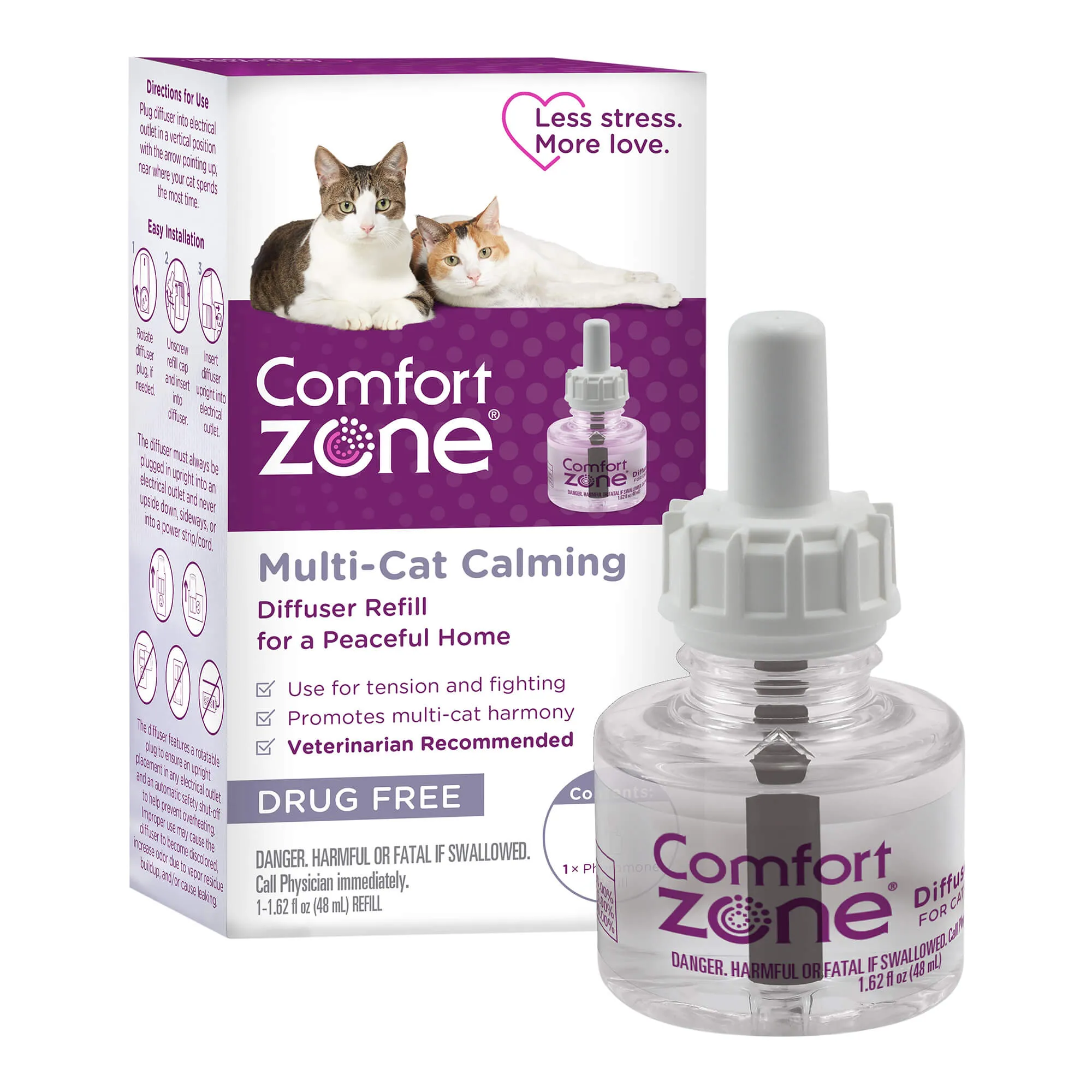 Comfort Zone Multi Cat Calming Diffuser Refills