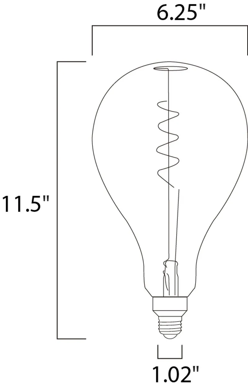 Dimmable Flexible-Inside LED Light Bulb E26 Medium A50 LED Light Bulb