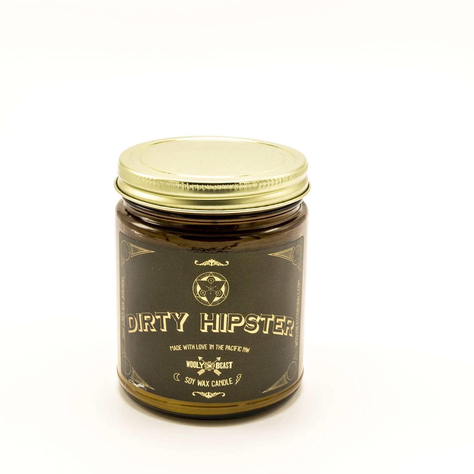 Dirty Hipster --- Soy Candle --- Patchouli, Cedarwood, Tobacco, Bergamot