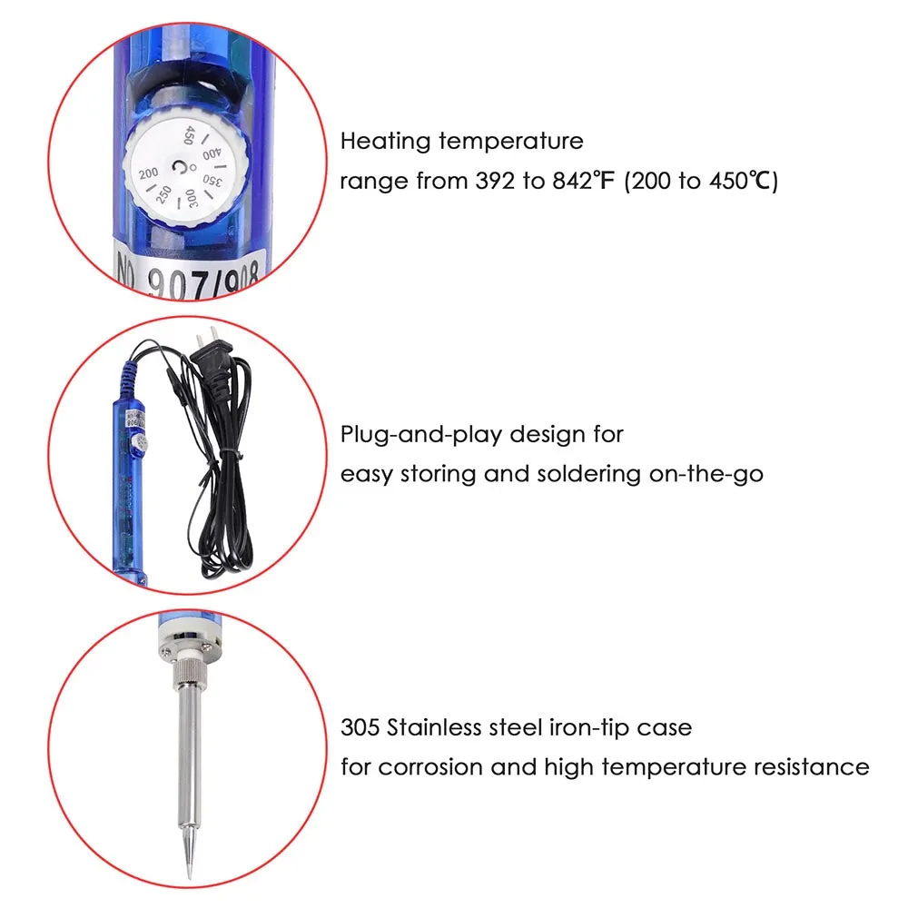 DIY Electric Adjustable Temperature Soldering Iron