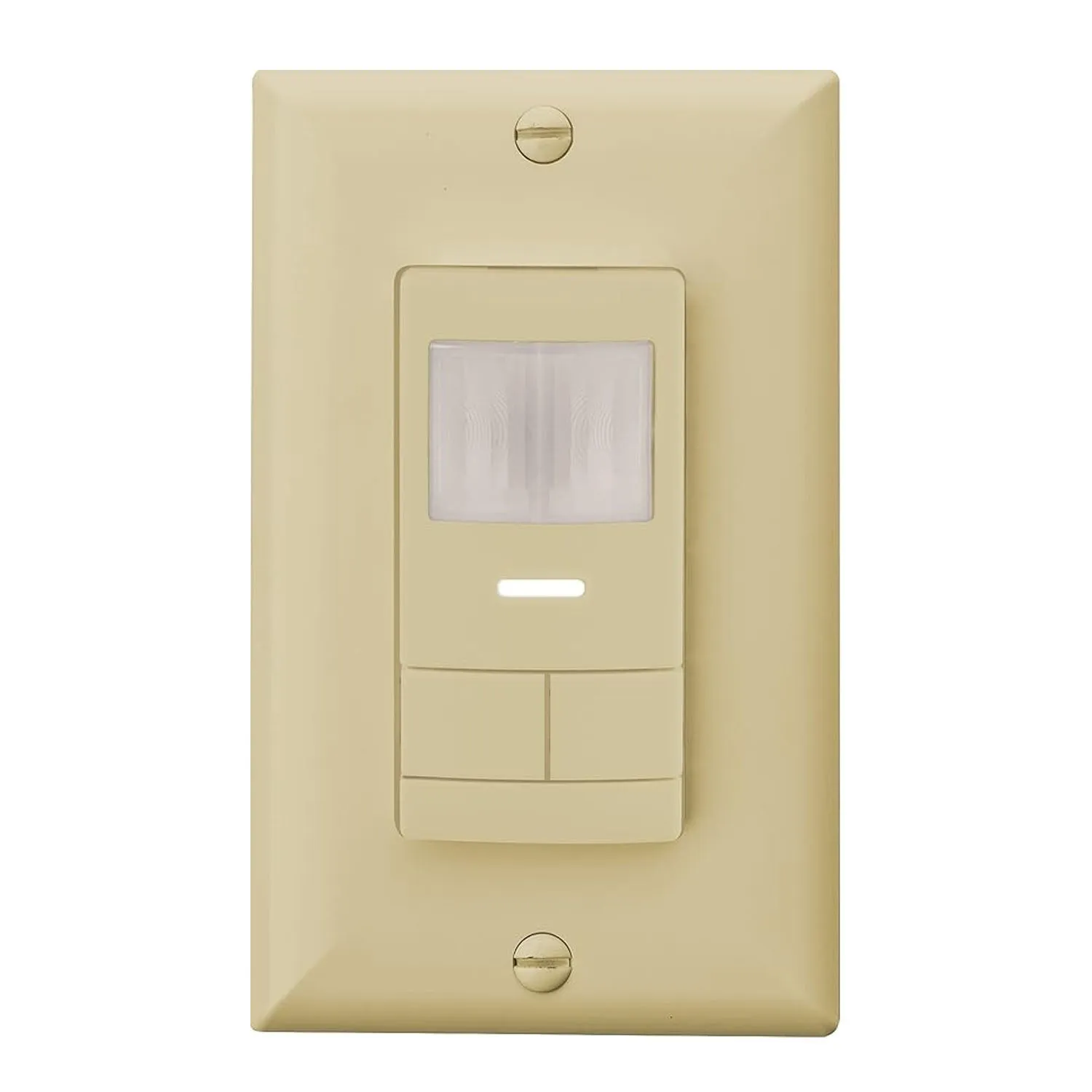 Dual Detection Occupancy Two Pole In-Wall Switch, Ivory