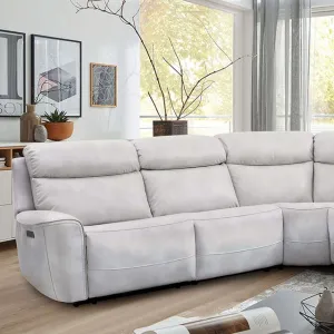 EDMONDUS Power Sectional, Light Taupe