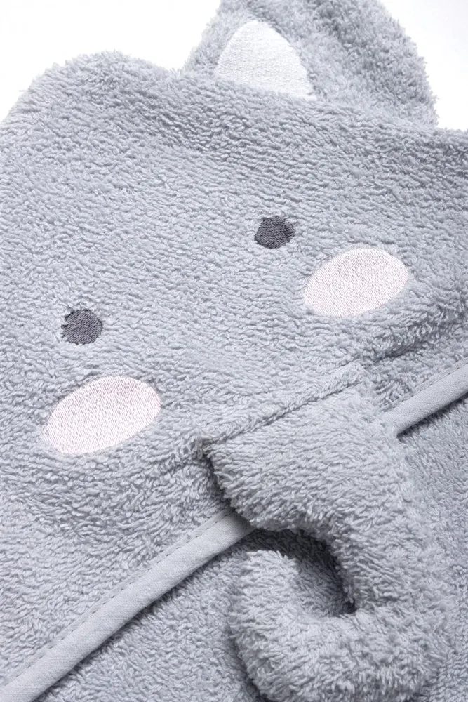 Elephant Towel Set Grey