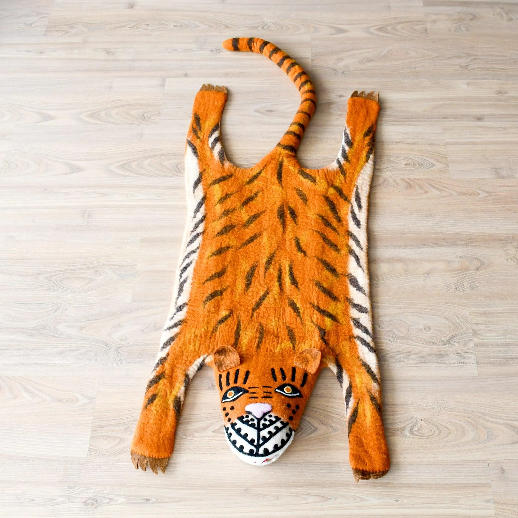 Felt Tiger Roar Nursery Rug