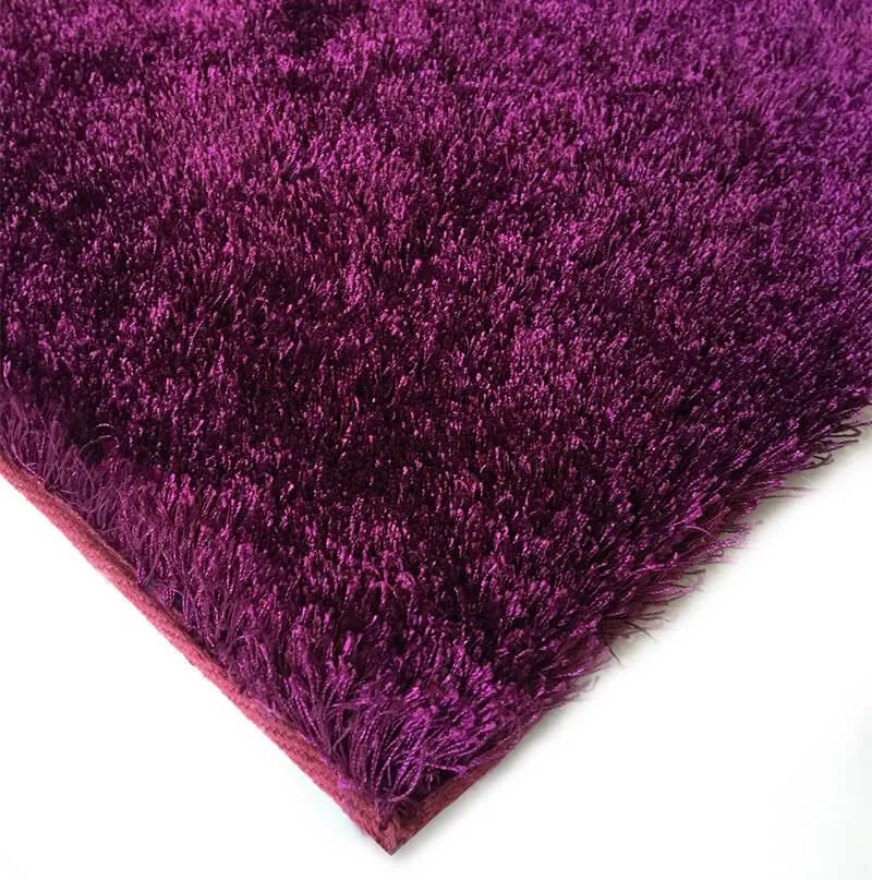 Fuzzy Magenta Area Rug