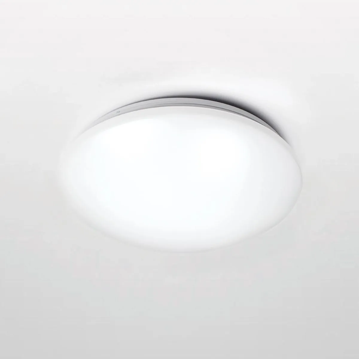 GLO 12 in. LED Flush Mount Light Selectable CCT White finish