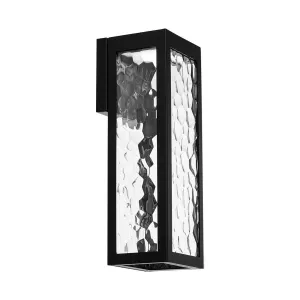 Hawthorne 18 in LED Outdoor Wall Sconce 256 Lumens 3000K Black Finish