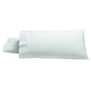 Heston WHITE King Pillowcase Pair by Bianca