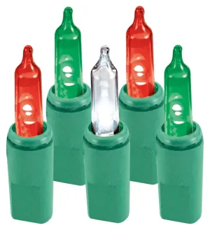 Hometown Holidays 2337-RGC/U15E326L Light Set, 4.8 (0.04 amps) W, 70-Lamp, LED Lamp, Clear/Green/Red Lamp :EA: QUANTITY: 12