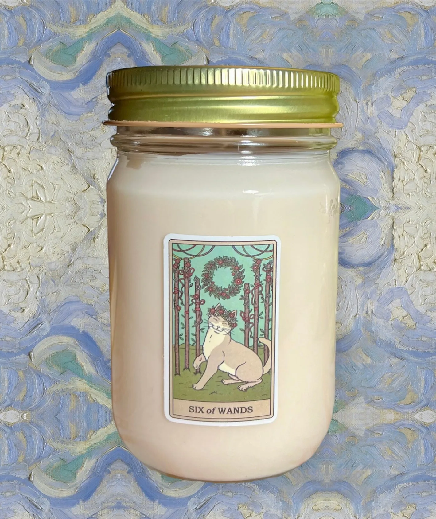 Japanese Cherry Blossom Scent 12 oz Tarot Candle