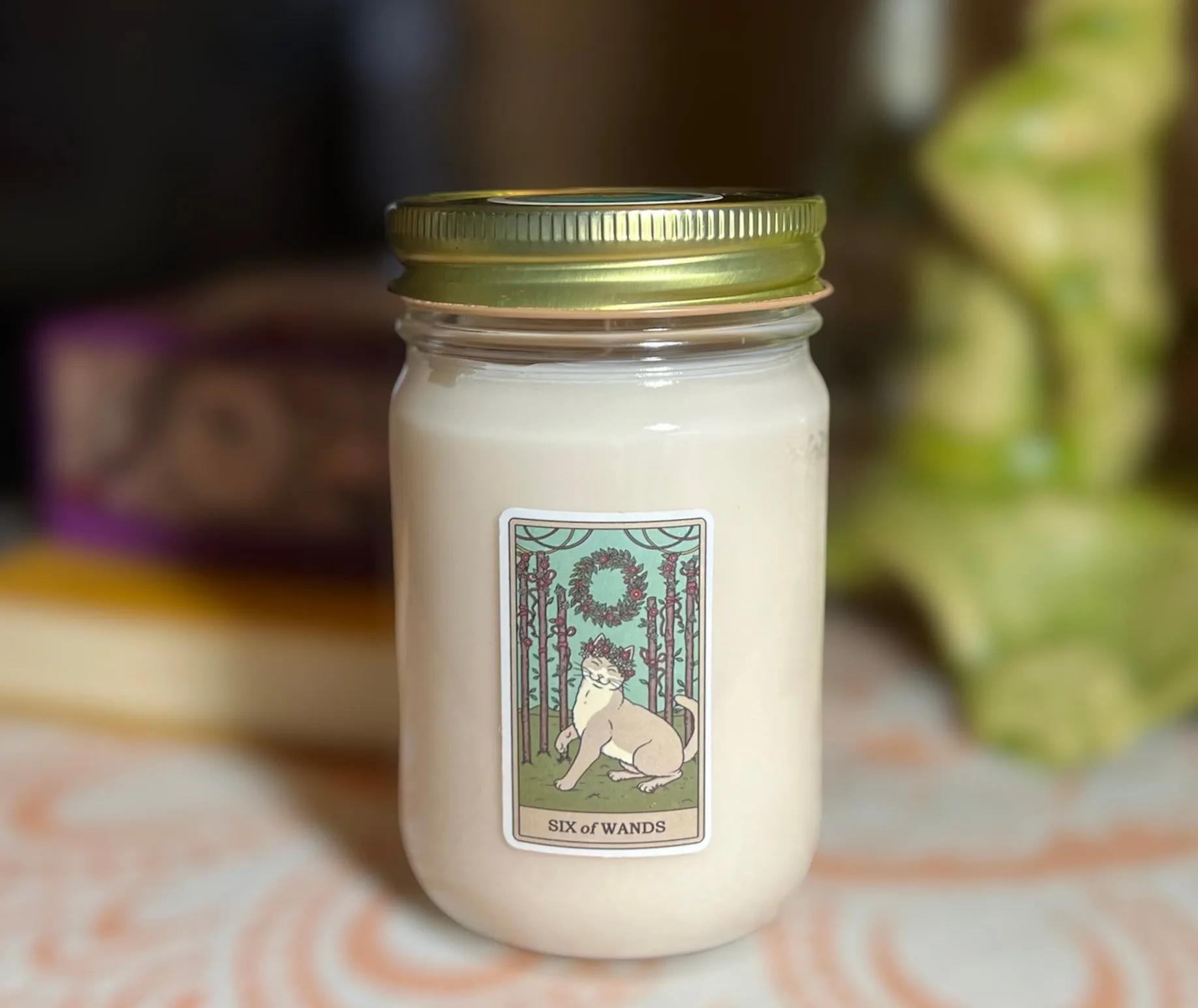 Japanese Cherry Blossom Scent 12 oz Tarot Candle