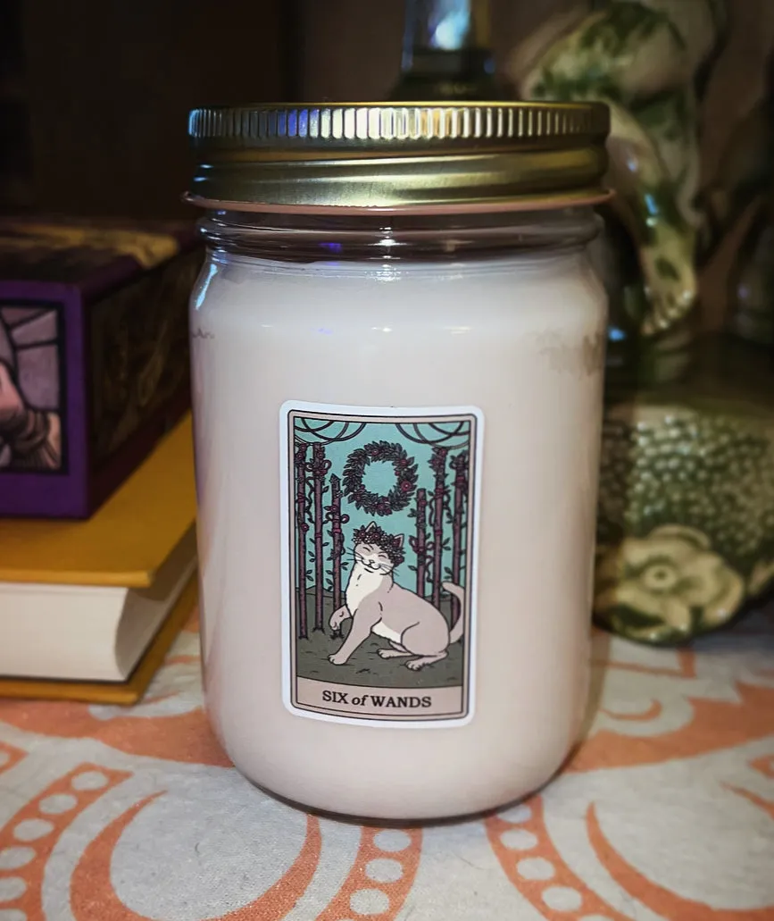 Japanese Cherry Blossom Scent 12 oz Tarot Candle