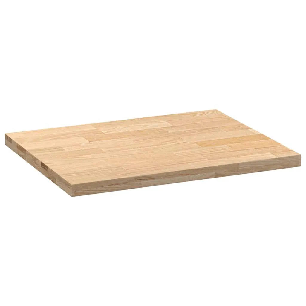 Kitchen Worktop 80x63.5x4 cm Solid Wood Oak Rectangular