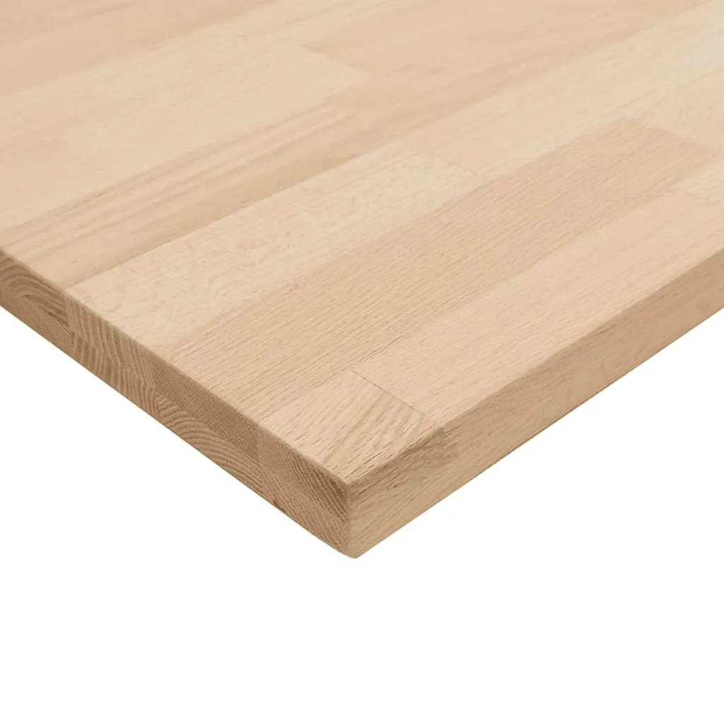 Kitchen Worktop 80x63.5x4 cm Solid Wood Oak Rectangular