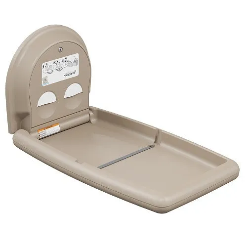 Koala Kare® KB301-00 - Surface Vertical Beige Baby Changing Station (Newest Generation)