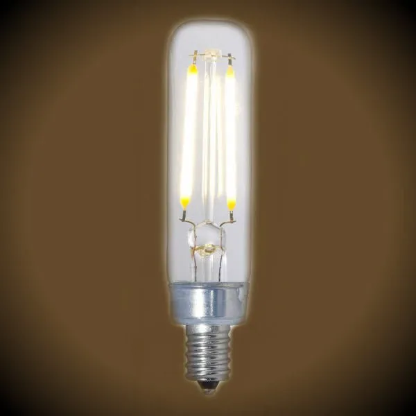 LED Filament Candelabra Bulb - 4 Watt - T6 Tubular - Clear