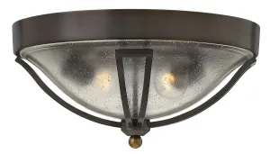 LED Flush Mount from the Bolla Collection in Olde Bronze Finish by Hinkley