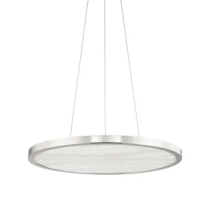 LED Pendant from the Eastport Collection in Polished Nickel Finish by Hudson Valley