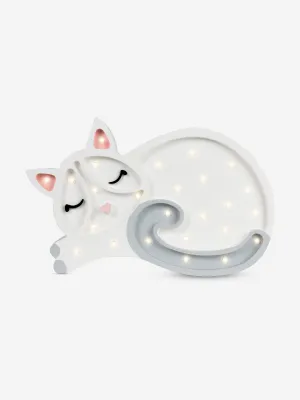 Little Lights Cat Lamp in White (20.5x38x5.5 cm)