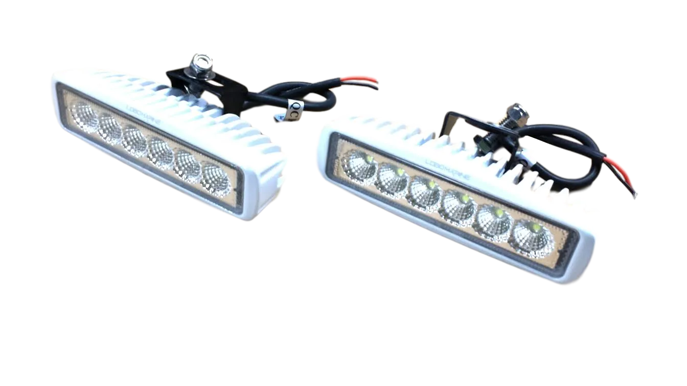 Lobo LED Spreader / Docking Light Set 18W 1320 Lumen White or Black