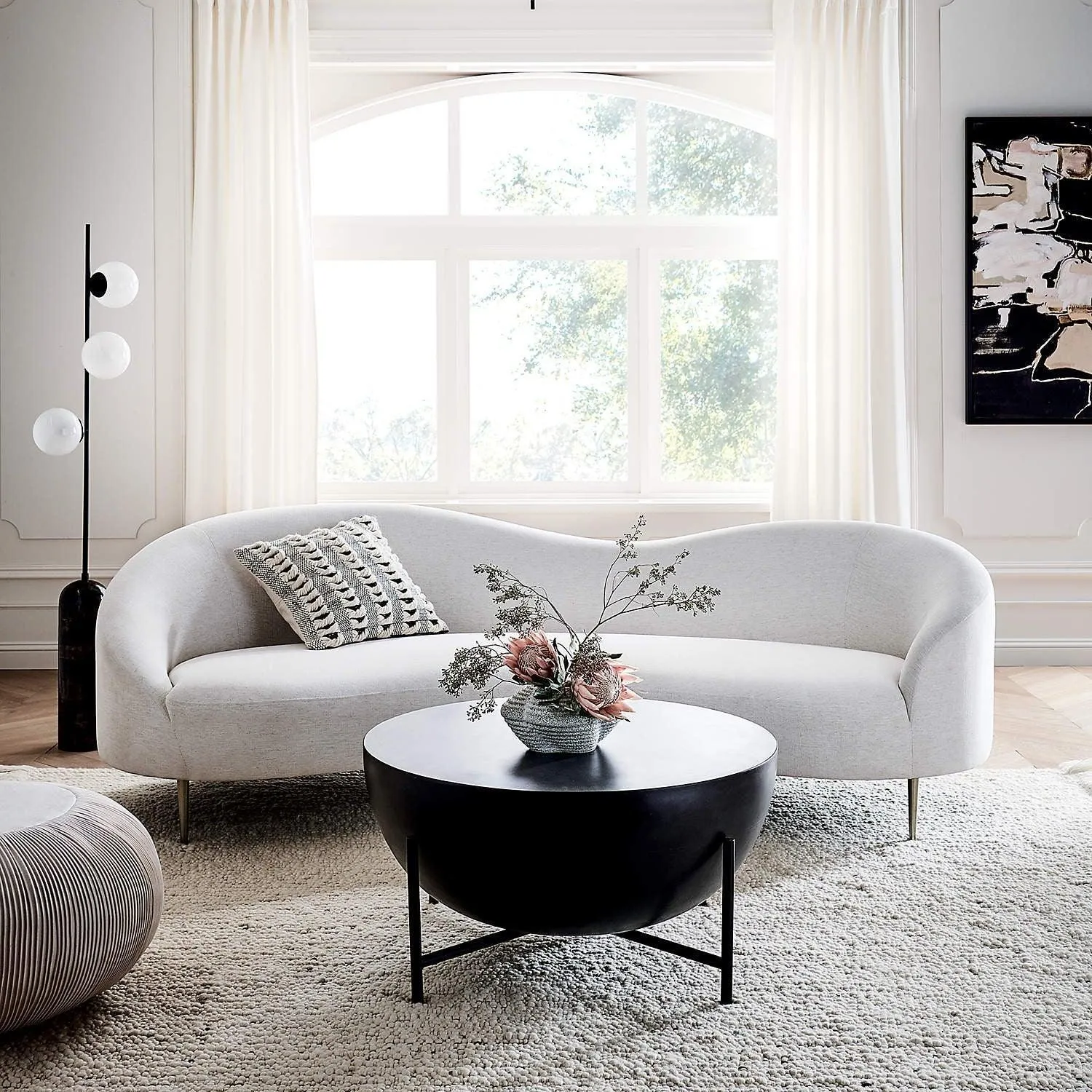 Lorenzo Curved Sofa