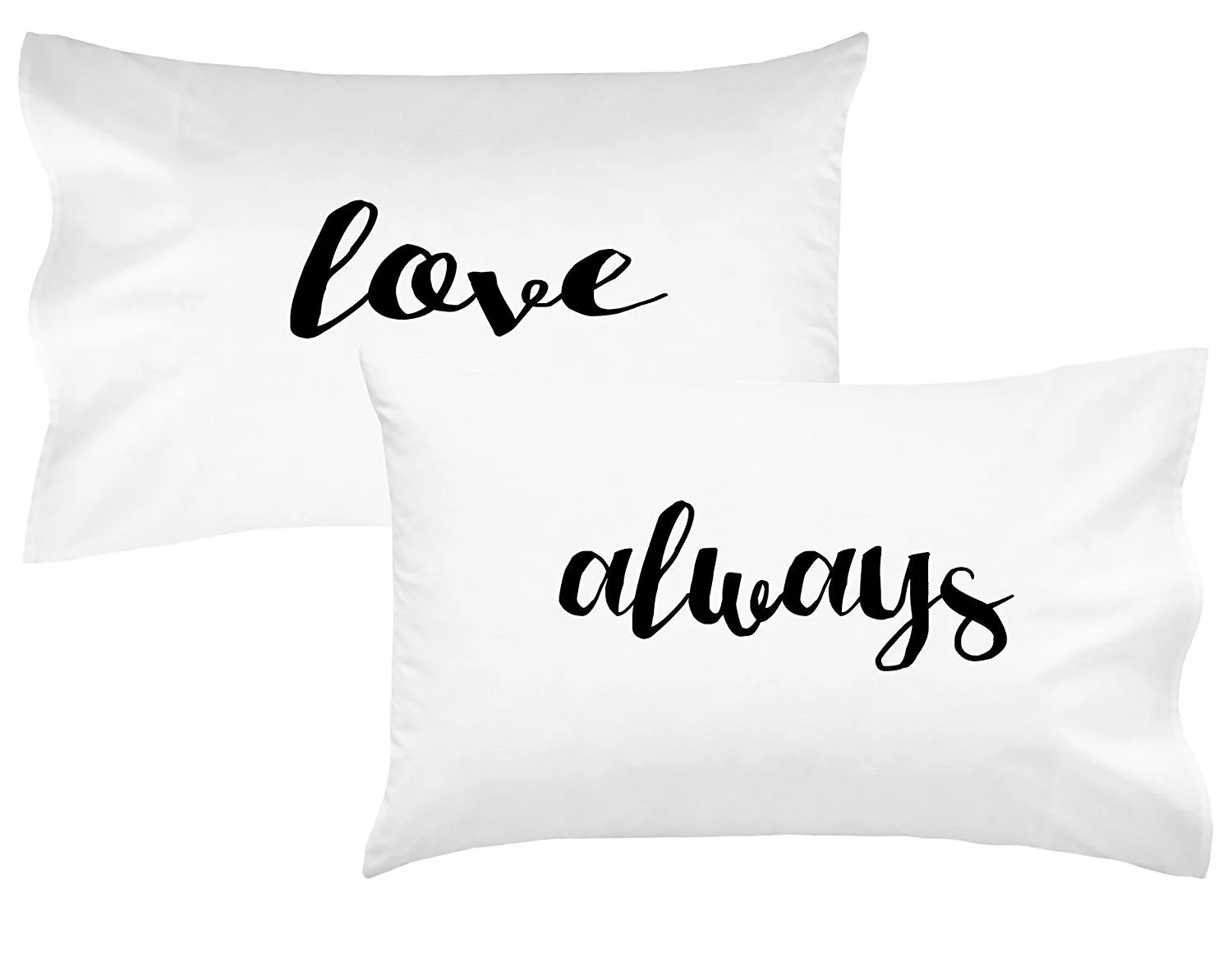 Love Always Couples Pillowcases Romantic Birthday Gift For Couples Wedding Gift Anniversary Gift For Her or Him His and Hers Gifts