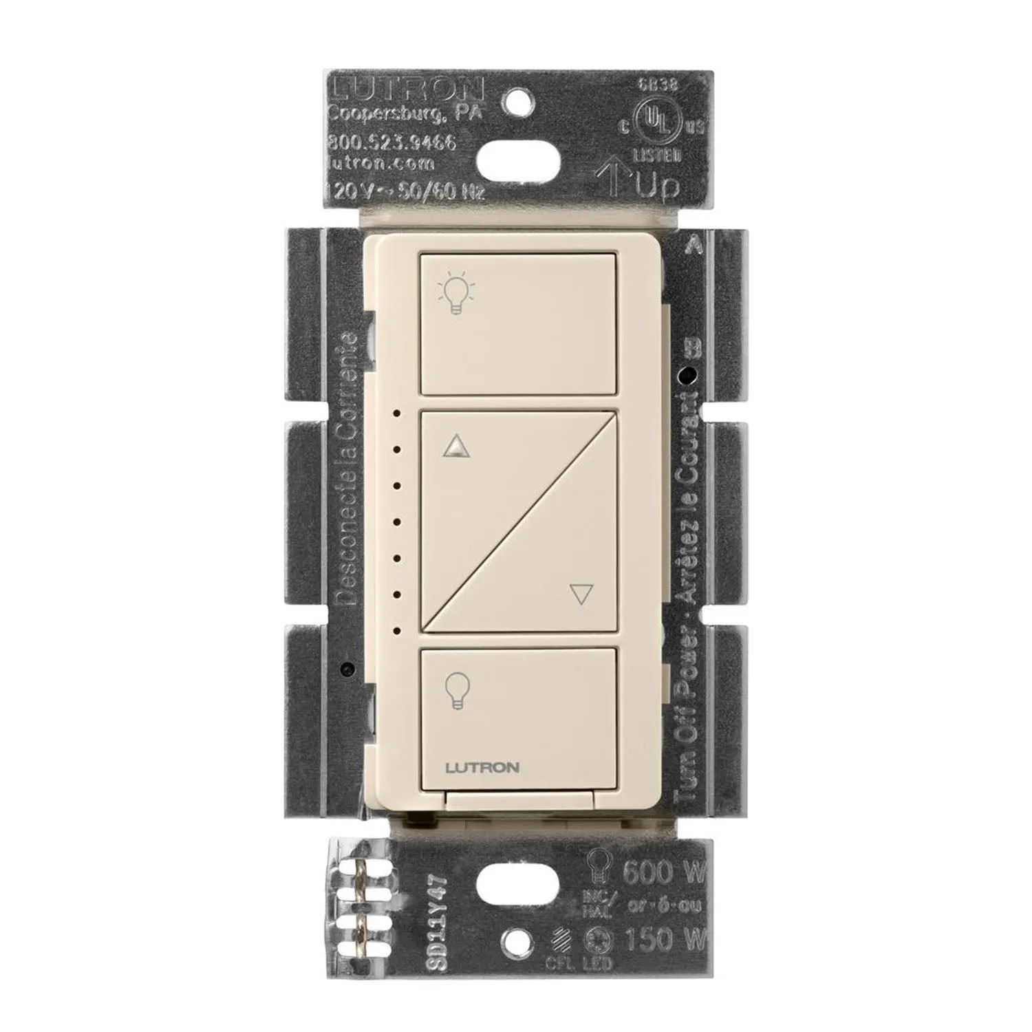 Lutron PD-6WCL Caseta Wireless Smart LED Dimmer Switch, 150W LED