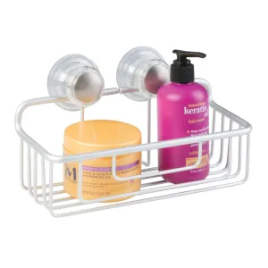 Metro Aluminum Turn-N-Lock Suction Basket Silver