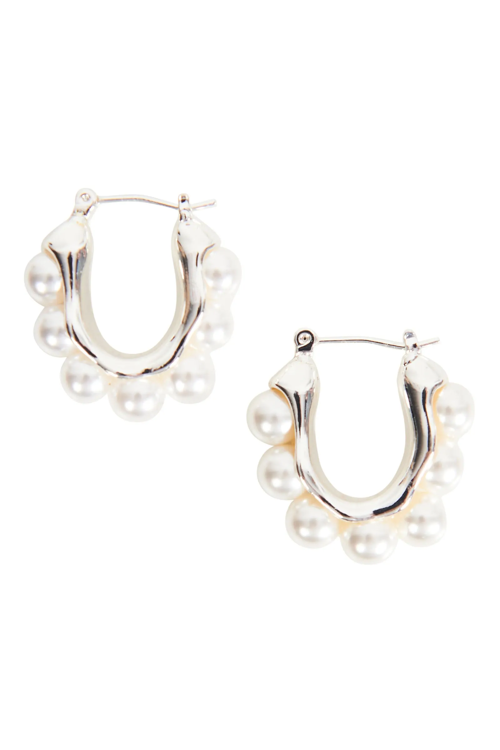 Mizu Pearl Earring - Silver