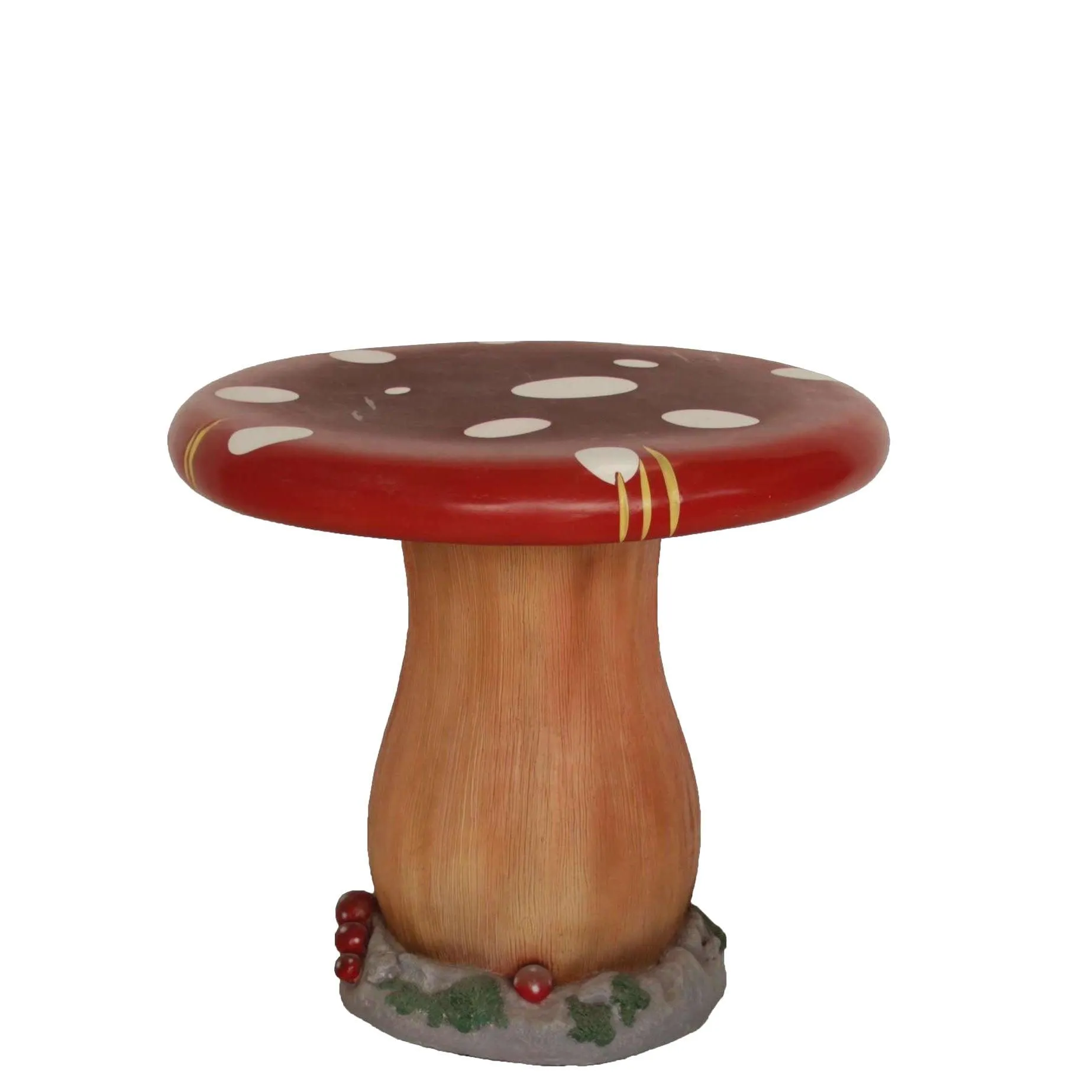 Mushroom Side Table Over Sized Statue