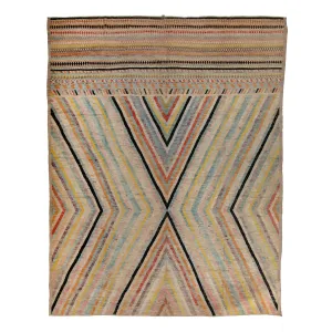 Mutlicolored Zameen Transitional Wool Rug- 14' x 17'6"