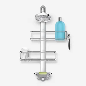 Open Box - simplehuman Adjustable Shower Caddy Stainless Steel/Silver