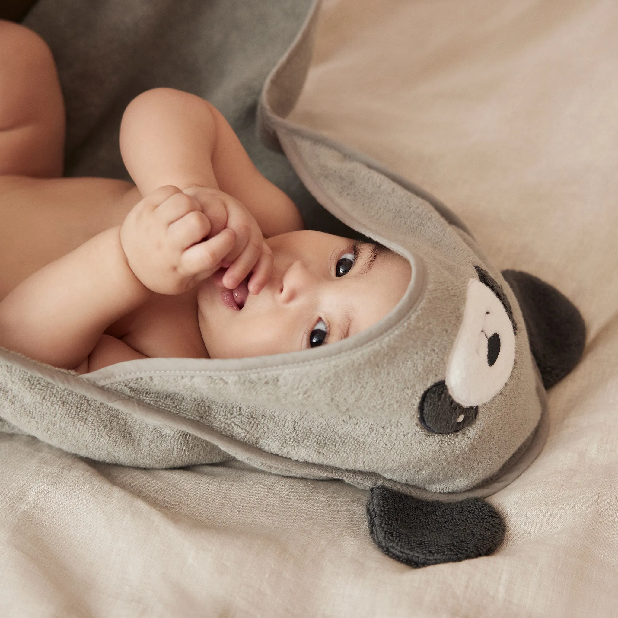 Panda Baby Hooded Bath Towel